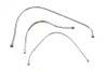 V-Twin - 40-0372 - Chrome Oil Line Set - Fits 1937-1952 Harley-Davidson WL, 1937-1973 G