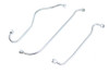 V-Twin - 40-0647 - U/UL Oil Line Set Zicad Plated - Fits 1941-1948 Harley-Davidson UL