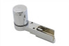 V-Twin - 40-9911 - Chrome Billet Oil Filter Bracket