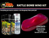 V-Twin - 41-0880 - Rattle Bomb Spray Kit Burgundy