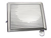 V-Twin - 42-0010 - Chrome Ribbed Battery Side Cover - Fits 1965-1969 Harley-Davidson FLH, FL