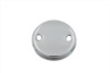 V-Twin - 42-0051 - Flat Chrome Inspection Cover