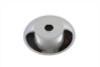 V-Twin - 42-0068 - Chrome Rear 4-1/2 inch Hubcap