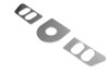 V-Twin - 42-0166 - Ignition Switch Cover Set Chrome - Fits 1996-2009 Harley-Davidson FLHT, FLHTCU, FLHX