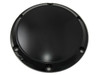 V-Twin - 42-0193 - Black 6-Hole Smooth Derby Cover