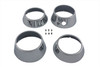 V-Twin - 42-0350 - Tachometer and Speedometer Cover Set - Fits 1974-1983 Harley-Davidson XL, FX