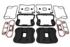 V-Twin - 42-0363 - Top Rocker Box Cover and D-Ring Kit Black