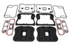 V-Twin - 42-0363 - Top Rocker Box Cover and D-Ring Kit Black