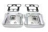 V-Twin - 42-0364 - Rocker Box Cover Kit Chrome