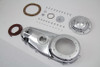 V-Twin - 42-0385 - Replica Outer Primary Cover Chrome Kit - Fits 1955-1964 Harley-Davidson FL