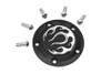 V-Twin - 42-0473 - Black 5-Hole Flame Point Cover