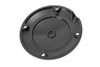 V-Twin - 42-0482 - Clutch Inspection Cover Black - Fits 1994-2003 Harley-Davidson XL