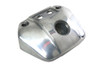 V-Twin - 42-0484 - Headlamp Bracket Polished - Fits 1975-1984 Harley-Davidson FL, 1975-1985 XL