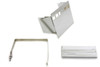 V-Twin - 42-0543 - Chrome Square Battery Cover Kit