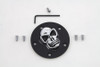 V-Twin - 42-0562 - Black Skull Style Point Cover