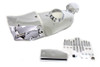 V-Twin - 42-0650 - Chrome Cam and Sprocket Cover Kit - Fits 1983-1990 Harley-Davidson XL