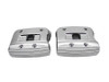 V-Twin - 42-0754 - Chrome Rocker Box Cover Set - Fits 1984-1991 Harley-Davidson FLT, FXR, 1986-1991 FLST, 1984-1991 FXST