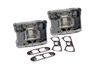 V-Twin - 42-0754 - Chrome Rocker Box Cover Set - Fits 1984-1991 Harley-Davidson FLT, FXR, 1986-1991 FLST, 1984-1991 FXST