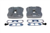 V-Twin - 42-0792 - Rocker Box Cover Set Chrome