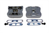 V-Twin - 42-0792 - Rocker Box Cover Set Chrome - Fits 1991-2003 Harley-Davidson XL