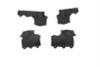 V-Twin - 42-0854 - Knucklehead Rocker Arm Cover Set Parkerized