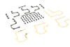 V-Twin - 42-0864 - Replica Rocker Arm Cover Strap Gasket Kit - Fits 1936-1940 Harley-Davidson EL, 1941-1947 FL