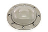 V-Twin - 42-0875 - Replica Dimple Derby Cover Stainless Steel - Fits 1937-1948 Harley-Davidson UL, 1936-1940 EL, 1941-1963 GE, WL, 1941-1964 FL