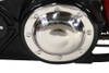 V-Twin - 42-0875 - Replica Dimple Derby Cover Stainless Steel - Fits 1937-1948 Harley-Davidson UL, 1936-1940 EL, 1941-1963 GE, WL, 1941-1964 FL