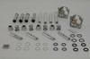 V-Twin - 42-0903 - Pushrod Cover Set Chrome - Fits 1984-1998 Harley-Davidson FXST, FLT, 1991-1998 FXD, 1984-1994 FXR, 1986-1998 FLST