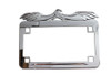 V-Twin - 42-1037 - License Plate Frame Flying Eagle Style Chrome