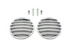 V-Twin - 42-1085 - Turn Signal Lens Grille Set Chrome - Fits 1986-2009 Harley-Davidson FLST, FLT