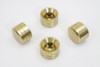 V-Twin - 42-1092 - Brass Cylinder Head Bolt Cover - Fits 1991-2017 Harley-Davidson FXD, 1986-2017 FLST, 1984-2017 FXST, 1984-1994 FXR, 1984-2017 FLT