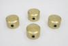 V-Twin - 42-1092 - Brass Cylinder Head Bolt Cover - Fits 1991-2017 Harley-Davidson FXD, 1986-2017 FLST, 1984-2017 FXST, 1984-1994 FXR, 1984-2017 FLT