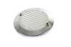V-Twin - 42-1095 - Chrome 2-Hole Ball Milled Ignition System Cover - Fits 1970-1984 Harley-Davidson FL, 1984-1998 FXST, 1979-1998 FLT, 1971-1984 FX, 1982-1994 FXR, 1991-1998 FXD, 1986-1998 FLST