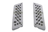 V-Twin - 42-1097 - Wyatt Gatling Saddlebag Face Plate - Fits 1993-2013 Harley-Davidson FLT