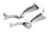 V-Twin - 42-1107 - Saddlebag Filler Panel Kit Chrome - Fits 2006-2008 Harley-Davidson FLHX