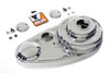 V-Twin - 42-1113 - Chrome 45 inch Outer Primary Cover Kit