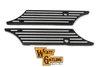 V-Twin - 42-1126 - Wyatt Gatling Saddlebag Face Plate - Fits 1993-2013 Harley-Davidson FLT