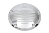 V-Twin - 42-1141 - Chrome Grooved 5-Hole Derby Cover - Fits 1999-2018 Harley-Davidson FXST, 1999-2015 FLT, 1999-2017 FXD, 1999-2018 FLST