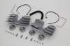 V-Twin - 42-1154 - Head Bolt and Spark Plug Cover Kit Silver - Fits 1999-2006 Harley-Davidson FLST, FXST, FLT, FXD