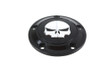 V-Twin - 42-1199 - Skull Ignition System Cover 5-Hole Black