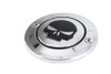 V-Twin - 42-1200 - Skull Ignition System Cover 2-Hole Chrome