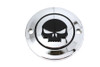 V-Twin - 42-1200 - Skull Ignition System Cover 2-Hole Chrome