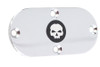 V-Twin - 42-1216 - Skull Inspection Cover Chrome - Fits 1993-2005 Harley-Davidson FXDWG, 1986-2006 FLST, 1984-2006 FXST, 1981-2006 FXD