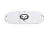 V-Twin - 42-1216 - Skull Inspection Cover Chrome - Fits 1993-2005 Harley-Davidson FXDWG, 1986-2006 FLST, 1984-2006 FXST, 1981-2006 FXD