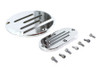 V-Twin - 42-1225 - Vented Derby and Inspection Cover Kit Billet - Fits 1970-1984 Harley-Davidson FL, 1984-1998 FXST, 1979-1998 FLT, 1987-1994 FXR, 1971-1984 FX, 1991-1998 FXD, 1986-1998 FLST