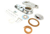 V-Twin - 42-1240 - Chrome Primary Cover Kit - Fits 1941-1954 Harley-Davidson FL, 1941-1952 EL