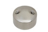 V-Twin - 42-1522 - Stainless Steel Generator End Cover - Fits 1941-1957 Harley-Davidson FL, 1941-1952 W, 1936-1952 EL, 1941-1946 G