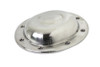 V-Twin - 42-1578 - Replica Stainless Steel Derby Cover - Fits 1937-1948 Harley-Davidson UL, 1936-1940 EL, 1941-1963 GE, WL, 1941-1964 FL