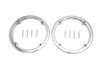V-Twin - 42-1744 - Chrome Rear Tour-Pak Speaker Trim Set